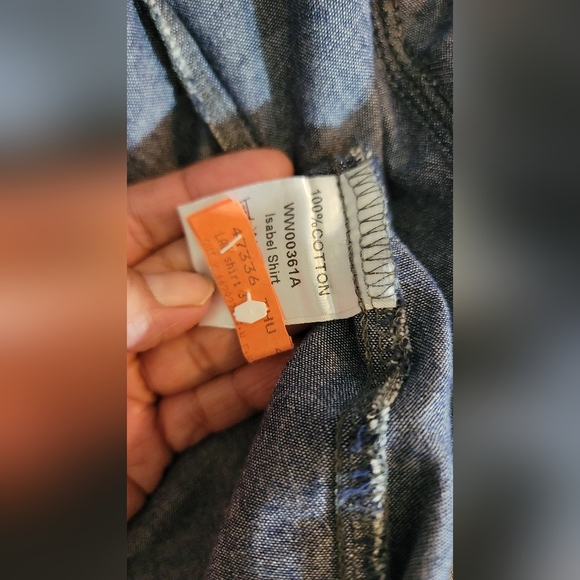 Roar Denim with Blue Distressed Embellished Embroidered Rock n Roll cowgirl - Picture 9 of 9